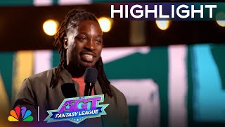 Preacher Lawson's HILARIOUS comedy makes Mel B cry from laughter! | AGT: Fantasy