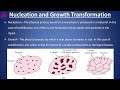 solidification of pure metals nucleation and growth transformation free energy change crystals