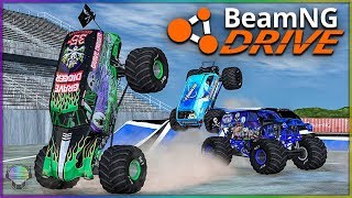 Detroit Style Destruction! | BeamNG Drive Monster Trucks