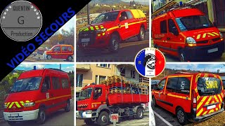 ENGINS SPÉCIALISÉS des SAPEURS-POMPIERS - COMPILATION - SDIS 01 et 73 - SDMIS 69