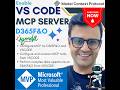 Configure MCP server  with D365F&O, using VSCode