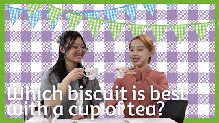 What biscuits go best with a cup of tea?