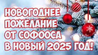 Новогоднее пожелание от Софооса в новый 2025 год!