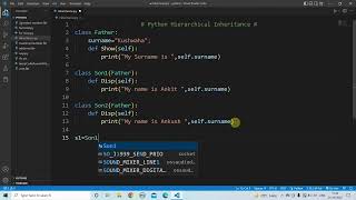 Hierarchical Inheritance in Python Explained | Python OOP Tutorial for Beginners @NextGen97