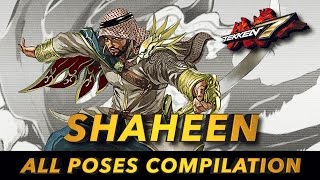 TEKKEN 7 | Shaheen - All Poses Compilation \u0026 Rage Art | 1080P 60FPS | 鉄拳7 شاهين في تيكن