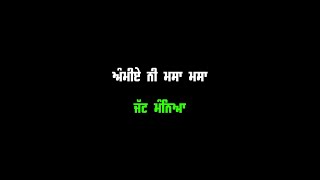 Jatt mannya shivjot whatsapp status | Black background status | New punjabi song 2021