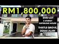 End Lot 3-Storey Superlink in Thistle Grove, Denai Alam Property Tour I Umar Aiman VLOG