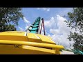 kumba front row on ride 4k pov busch gardens tampa roller coaster florida theme park