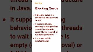 BlockingQueue (79) #corejava