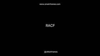 RACF in mainframes. #zmainframes #mainframes