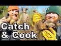 Catch And Cook Raccoon In Live Trap / Day 9 Of 30 Day Survival Challenge  Texas