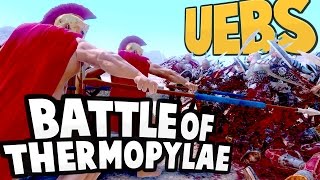 UEBS - 300 SPARTANS vs XERXES! Recreating the Battle of Thermopylae - Ultimate Epic Battle Simulator