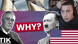 American Reacts The REAL Reason Hitler Declared War on the USA