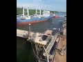 Spectacular Collision: Giant Boat Plows Through Bridge in Jaw-Dropping Incident