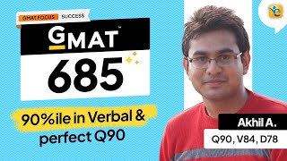 GMAT 685 | Strategies for excellence in Verbal and Quant