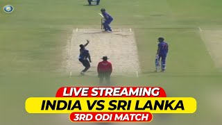 🔴LIVE : India vs Sri Lanka 3rd ODI LIVE Streaming I | IND vs SL Live Score | IND vs SL Live Match