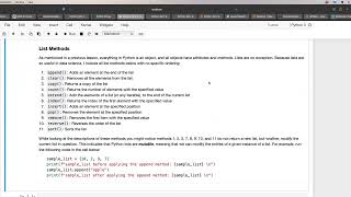 Data Science and Machine Learning (Video 1.2): Python Lists, Tuples, and Sets