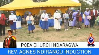 PCEA CHURCH NDARAGWA lNDUCTION SERVICE OF REV. AGNES NDIRANGU