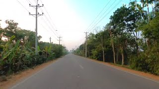 Moulvibazar to Sherpur 4K | Sylhet | Evening Scenic Drive | Road Tuber