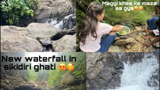 New Waterfall in sikidiri ghati||exploring new place in sikidiri ghati || making maggi in waterfall