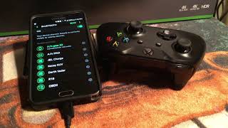 Xbox One X controller synced to Samsung Note5
