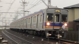 南海6200系6552F 各停なんば行き 萩原天神〜北野田間にて