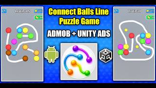 Connect Balls Line Puzzle 3D Game Unity Source Code with Admob and Unity Ads Integrated