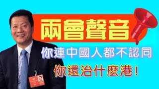 （兩會聲音）葉建明：你連自己是中國人都不認同，你來治什麼港？