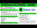 indian schools in oman careers | vacancies of 4 schools