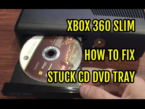 How to repair & open the Xbox 360 Slim disk drive tray when stuck How to repair & open the Xbox 360 Slim disk drive tray when stuck