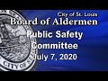 Public Safety Committee Meeting - July 7, 2020