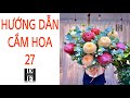 HƯỚNG DẪN CẮM HOA [27] : CÁCH CẮM HỘP HOA CÚC MẪU ĐƠN TẠI NHÀ - TONE NÂU, CAM | HIEU DAM FLORIST