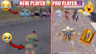 PRANK😱SQUAD RANDOM RICH PLAYERS🤑VS NEW PLAYER🥺WITH REVENGE😈PUBG MOBILE