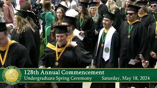 Undergraduate Commencement Ceremony, May 18 2024