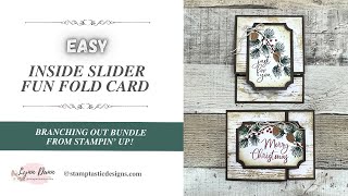Easy Inside Slider Fun Fold Cards | Two Ways