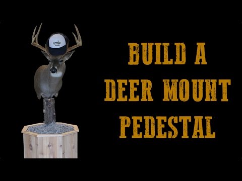 Build a Deer Mount Pedestal Build a Deer Mount Pedestal