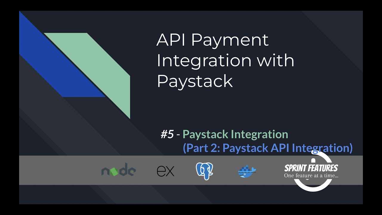 #5 Paystack Integration (Part 2 Paystack Api Integration) - YouTube