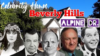 CELEBRITY Homes Tour of BEVERLY HILLS Alpine Dr.