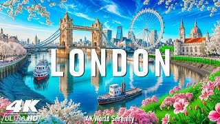 London 4K 🇬🇧 Explore Iconic Landmarks, Historic Streets, and Timeless Elegance with Calming Music