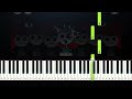 INCREDIBOX SPRUNKI HORROR SKY THEME (EASY PIANO TUTORIAL)