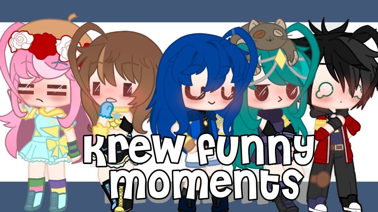 Krew Funny Moments | Itsfunneh Gacha Club | Cloudykook #krewreacts ...