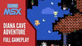 Diana Cave Adventure (Oniric Factor, 2020) MSX1/MSX2 | Full Gameplay by Marco Lazzeri