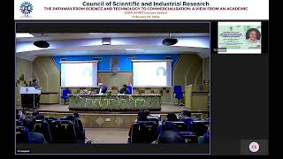 CSIR AMRIT Lecture Series- The Pathway from Science and Technology to Commercilisation: a view fr…