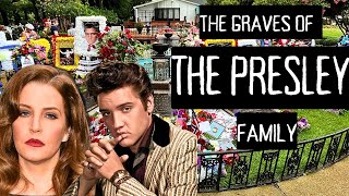 The Graves of Elvis, Lisa Marie Presley & her son Benjamin at the Graceland Meditation Garden