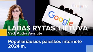 Populiariausios paieškos internete 2024 m. | Labas rytas, Lietuva | 2024-12-10