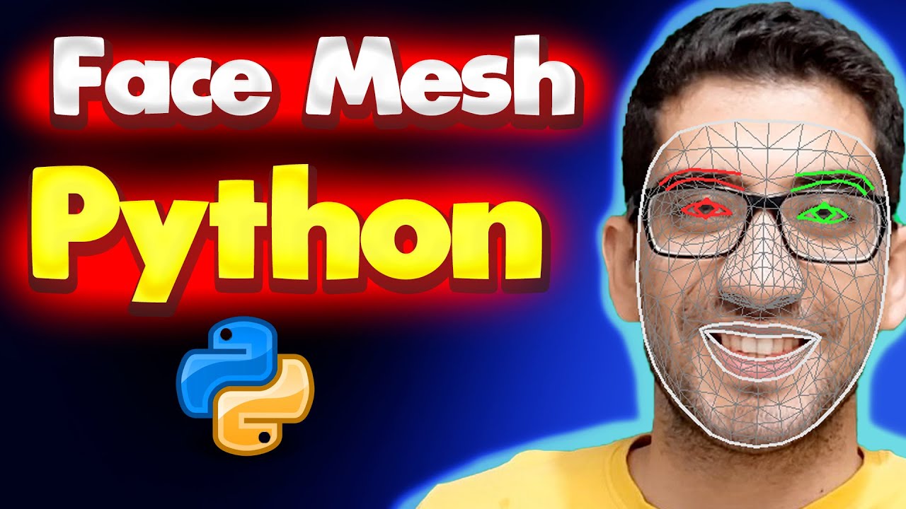 Python Face Detection And Face Mesh (python OpenCV & MediaPipe Package ...