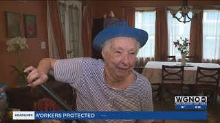 97-year old New Orleans grandma stays fit working out every day