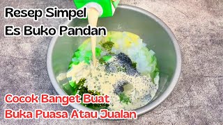 Resep Es Buko Pandan Simpel dan Enak‼️Cocok Untuk Menu Buka Puasa