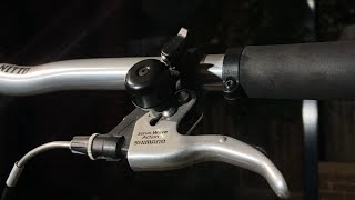 Adding the Brompton Bell to my vintage Shimano brake lever