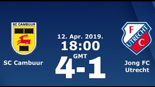 Sambissa et Maulun - SC Cambuur vs Jong FC Utrecht (avril 2019)